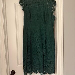 Elegant Green Lace Dress
